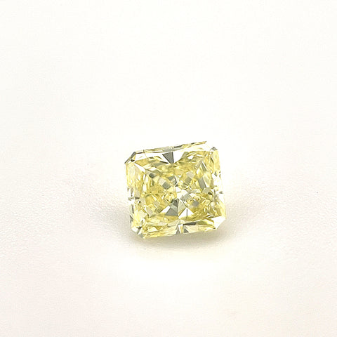 Natural Fancy Yellow 0.41ct Radiant