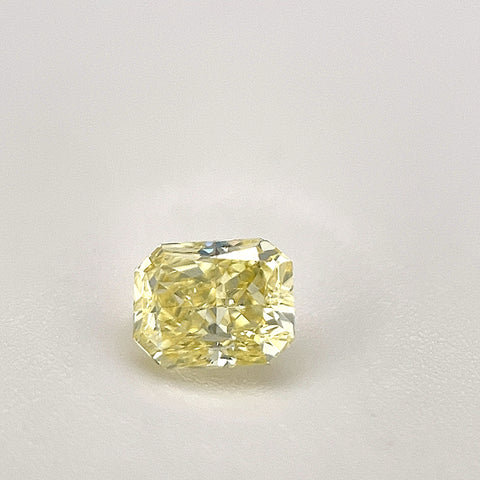 Natural Fancy Yellow 0.46ct Radiant