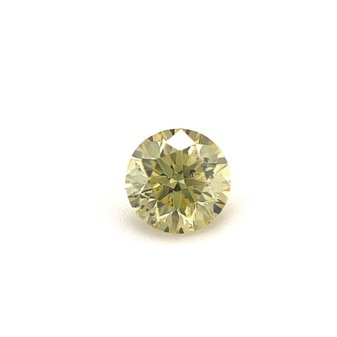 Natural Fancy Yellow 0.32ct Round