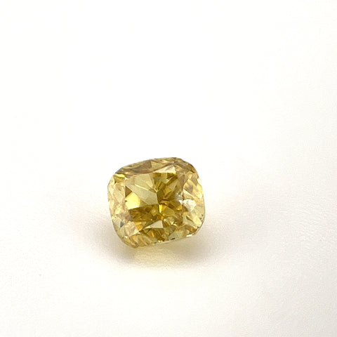 Natural Fancy Brownish Yellow 0.35ct Cushion