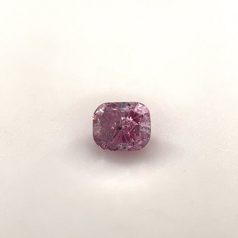 Natural Fancy Deep Purplish Pink 0.36ct Cushion