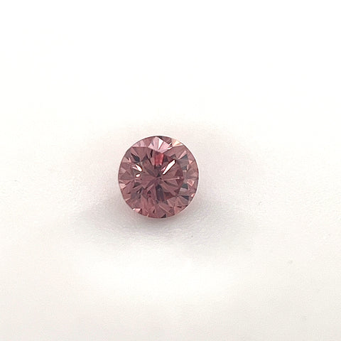 Natural Fancy Deep Pink 0.15ct Round