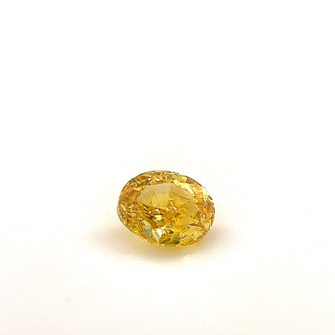 Natural Fancy Vivid Orangy Yellow 0.30ct Oval