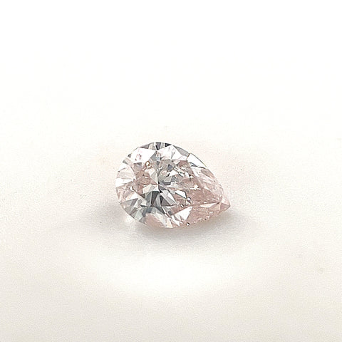 Natural Very Light Pink 0.26ct Pear