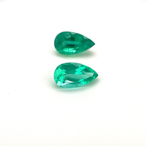 Emerald 1.06cts Pair Pear