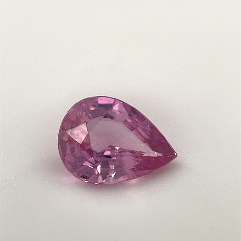 Pink Sapphire 0.73ct Pear