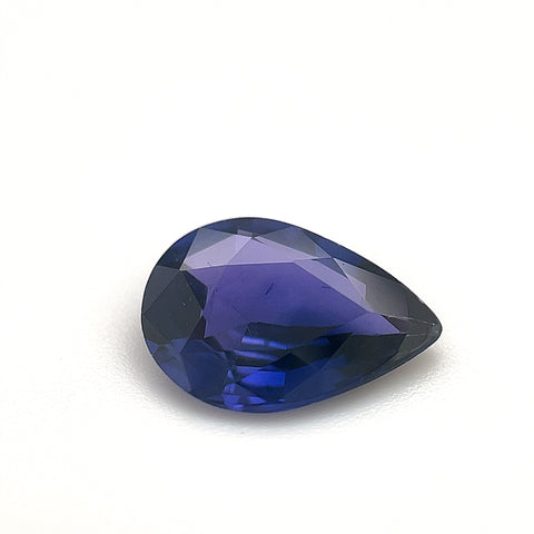 Purple Sapphire 1.57ct Pear