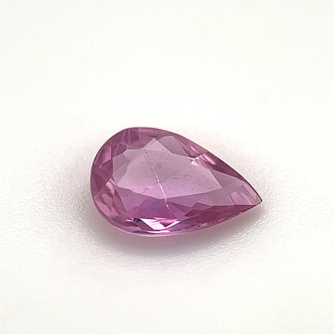 Pink Sapphire 0.52ct Pear