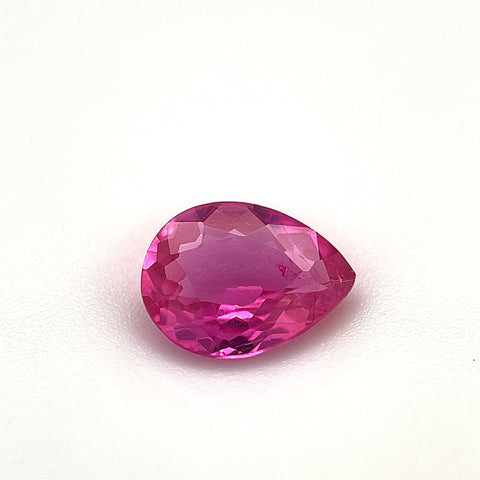 Pink Sapphire 0.72ct Pear