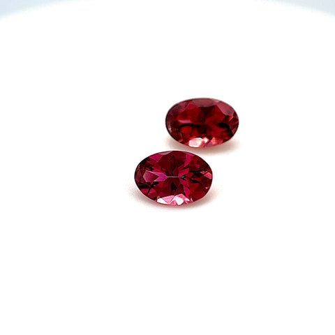 Pink Tourmaline 0.93cts Oval Pair