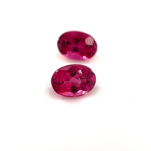 Pink Tourmaline 1.98cts Oval Pair