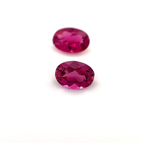 Pink Tourmaline 0.78cts Oval Pair