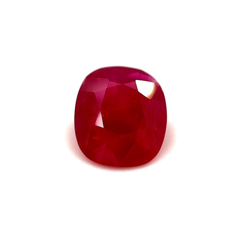 Ruby 2.72ct Cushion