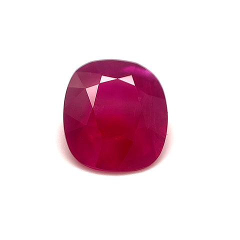 Ruby 2.72ct Cushion