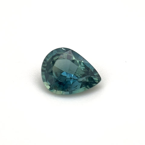 Teal Sapphire 0.92ct Pear