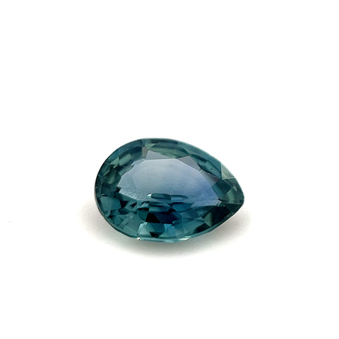 Teal Sapphire 0.86ct Pear