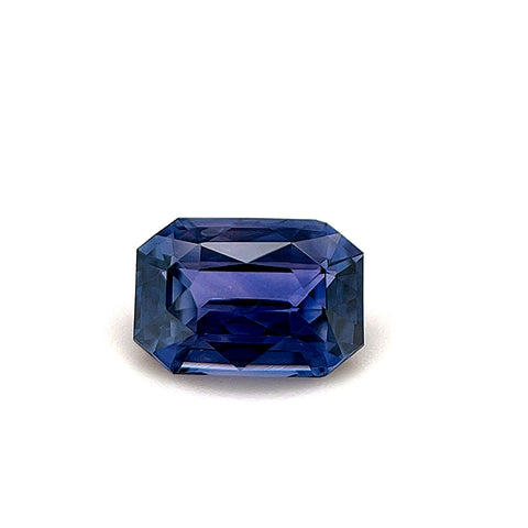 Violet Sapphire 1.18ct Octagonal