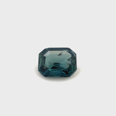 Teal Sapphire 0.81ct Octagonal