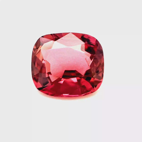 Pink Tourmaline 1.00ct Cushion