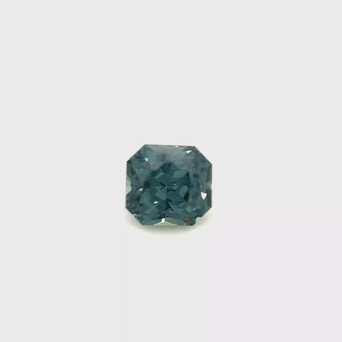 Teal Sapphire No Heat 0.75ct Octagonal