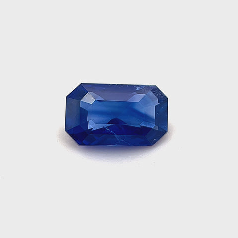 Blue Sapphire 1.72ct Octagonal