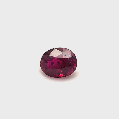 Ruby 0.66ct Oval