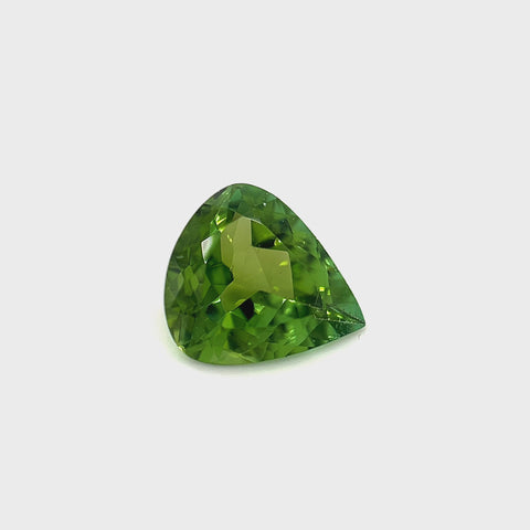 Green Tourmaline 1.72ct Pear