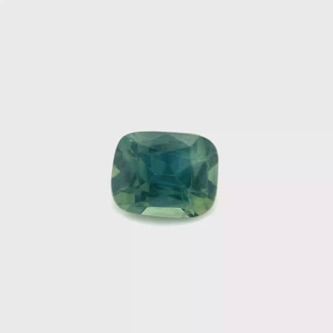 Teal Sapphire 1.02ct Cushion