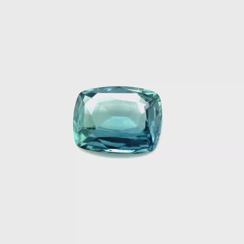 Teal Sapphire Sri Lanka 1.32ct Cushion