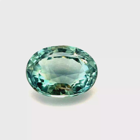 Teal Sapphire 1.06ct Oval