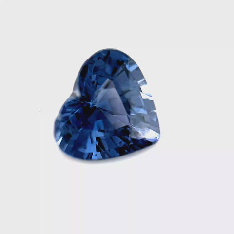 Violet Spinel 1.61ct Heart