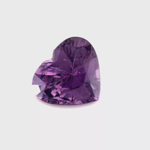 Purple Spinel 1.42ct Heart