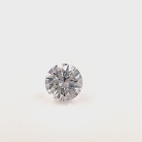 Natural Light Pink 0.23ct Round