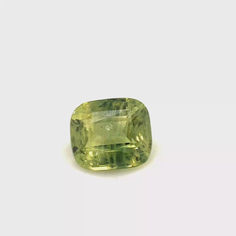 Green Sapphire 1.04ct Cushion