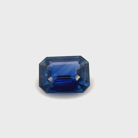 Blue Sapphire 0.97ct Octagonal