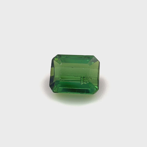 Green Tourmaline 1.35ct Octagonal