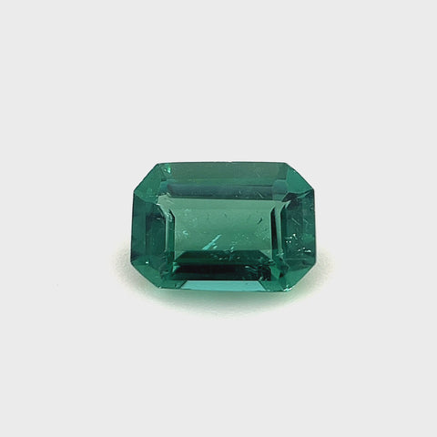 Mint Tourmaline 0.89ct Octagonal