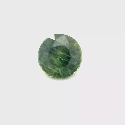 Green Sapphire 3.05ct Round