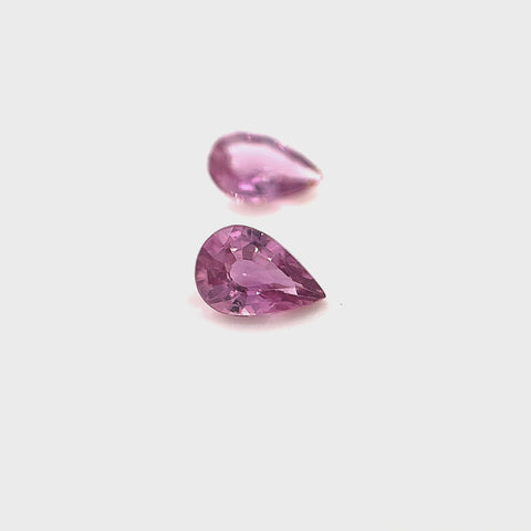 Purple Sapphire 0.98cts Pears