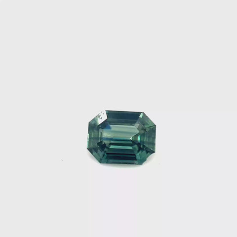 Teal Sapphire 0.45ct Octagonal