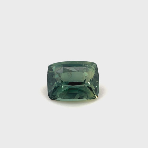 Teal Sapphire 1.04ct Cushion