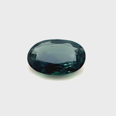 Green Sapphire 4.21ct Oval