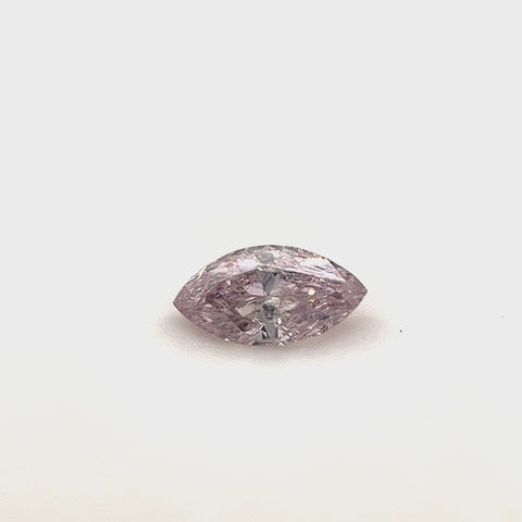 Natural Fancy Pink Brown 0.20ct Marquise