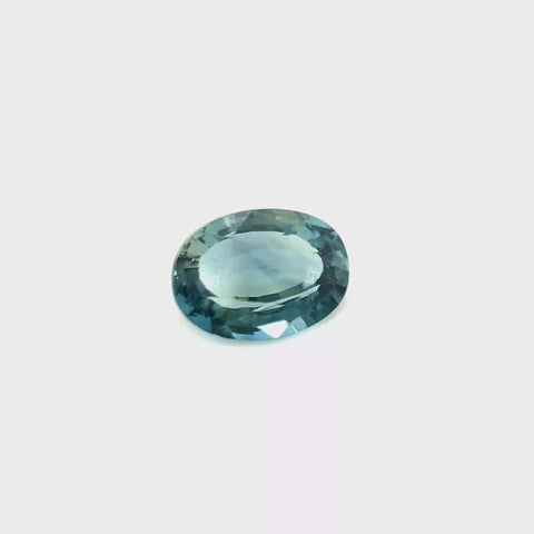 Teal Sapphire 1.01ct Oval