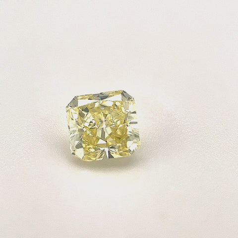 Natural Fancy Yellow 0.50ct Radiant