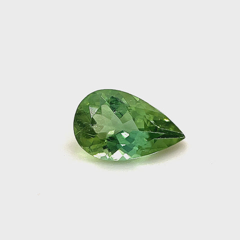 Green Tourmaline 0.78ct Pear