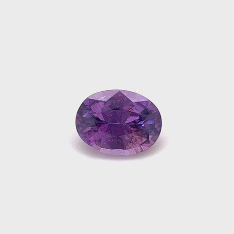 Purple Sapphire 0.78ct Oval