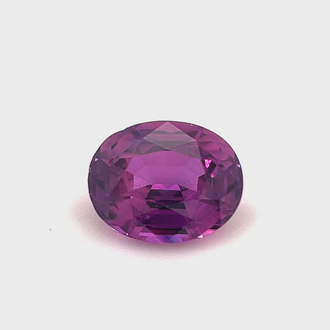 Purple Sapphire 1.19ct Oval