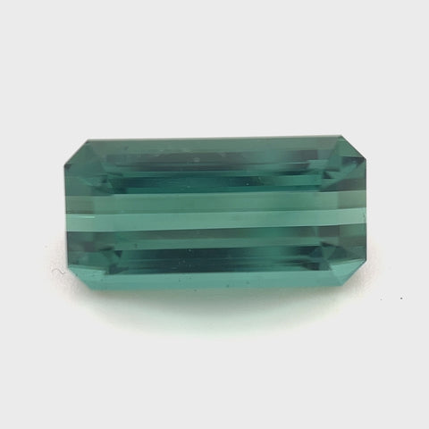 Indicolite Mint Green Tourmaline 4.07ct Octagonal