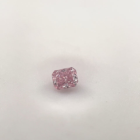 Natural Fancy Pink 0.11ct Radiant